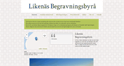 Desktop Screenshot of likenasbegravningsbyra.se